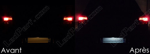 LED placa de matrícula Dacia Logan 2