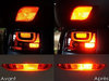 LED antinieblas traseras Dacia Sandero 3 antes y después