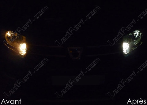 LED luces de posición blanco xenón Dacia Sandero 2