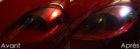 LED luces de posición blanco xenón Ferrari F360 MS