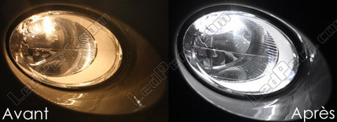 LED luces de posición/luces de circulación diurna Blanco Xenón Fiat 500