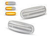 Intermitentes laterales secuenciales de LED para Fiat Doblo - Versión clara