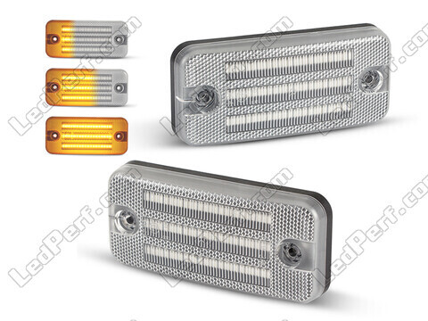 Intermitentes laterales secuenciales de LED para Fiat Ducato III - Versión clara