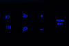 LED iluminación mandos azul fiat Grande Punto Evo