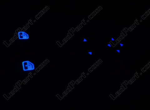 LED iluminación Botones de elevalunas y ajuste de retrovisores azul fiat Grande Punto Evo