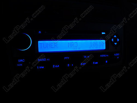 LED iluminación Radio del coche azul fiat Grande Punto Evo