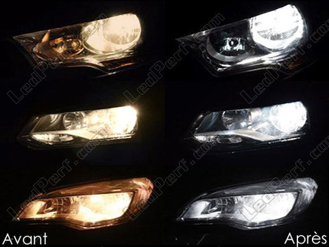 LED Luces de cruce Ford Fiesta MK6 Tuning
