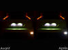 LED luces de marcha atrás Ford Focus MK2 antes y después