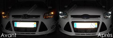 LED luces de posición blanco xenón Ford Focus MK3