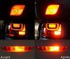 LED antinieblas traseras Ford Transit Custom antes y después