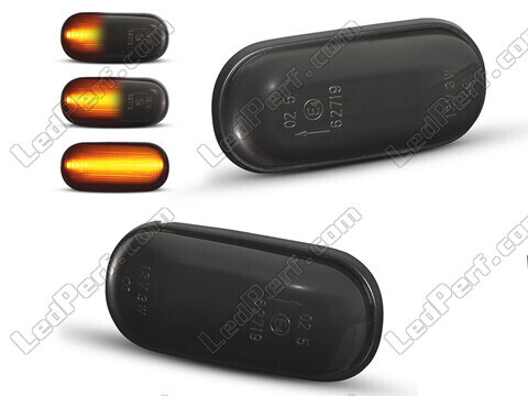 Intermitentes laterales dinámicos de LED para Honda Prelude 5G - Versión negra ahumada