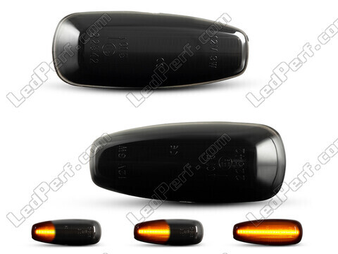 Intermitentes laterales dinámicos de LED para Hyundai I30 MK1 - Versión negra ahumada