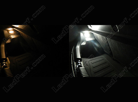 LED Maletero Kia Picanto 2 antes y después
