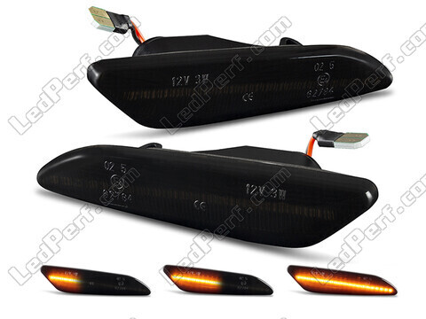 Intermitentes laterales dinámicos de LED para Lancia Ypsilon - Versión negra ahumada