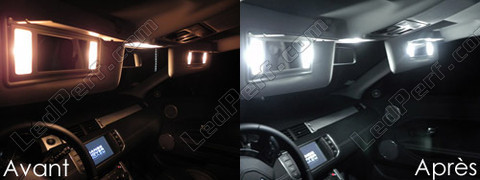 LED Espejos de cortesía - parasol Land Rover Range Rover Evoque