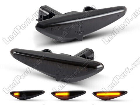 Intermitentes laterales dinámicos de LED para Mazda 5 phase 2 - Versión negra ahumada