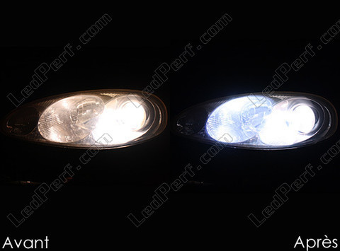 LED faros Mazda MX 5 fase 2 antes y después