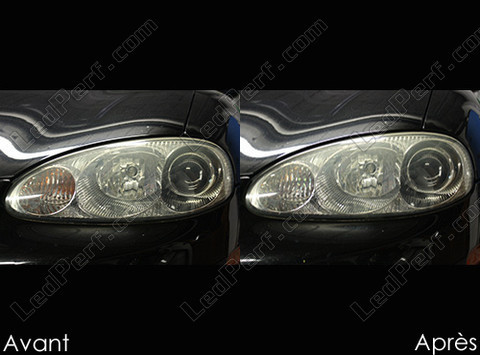 LED Intermitentes delanteros Mazda MX 5 fase 2 antes y después