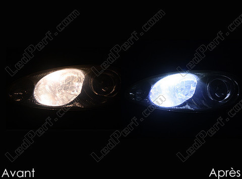 LED luces de posición blanco xenón Mazda MX 5 fase 2 antes y después