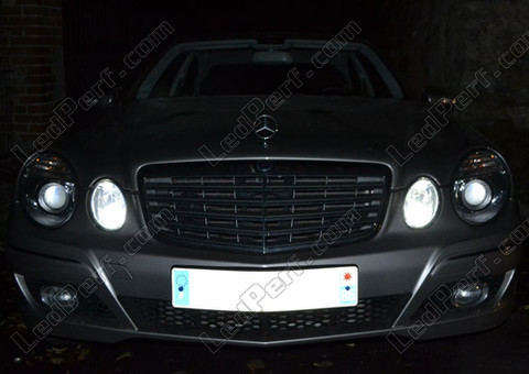 LED luces de posición blanco xenón Mercedes Classe E (W211)