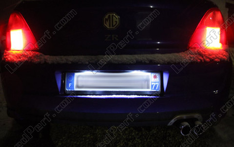 LED placa de matrícula MG ZR