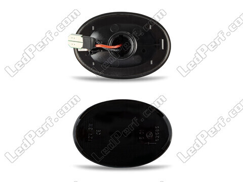 Conector de los intermitentes laterales dinámicos negros ahumados de LED para Mini Cabriolet III (R57)