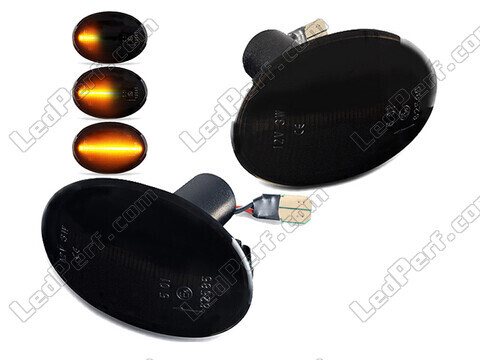 Intermitentes laterales dinámicos de LED para Mini Cabriolet III (R57) - Versión negra ahumada