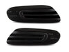 Vista frontal de los intermitentes laterales dinámicos de LED para Mini Cabriolet IV (F57) - Color negro ahumado