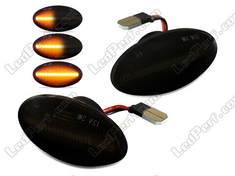 Intermitentes laterales dinámicos de LED para Mini Cooper II (R50 / R53) - Versión negra ahumada