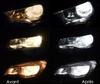 LED faros Mitsubishi Pajero IV antes y después
