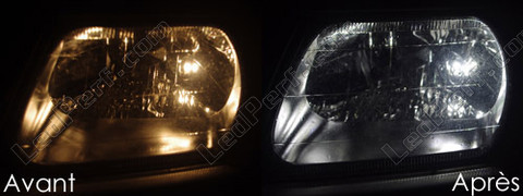 LED luces de posición blanco xenón Mitsubishi Pajero sport 1