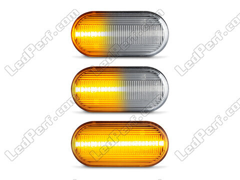 Iluminación de los intermitentes laterales secuenciales transparentes de LED para Nissan 350Z