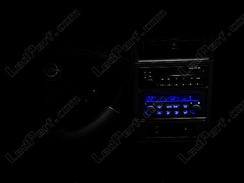 LED Climatización automática azul Opel Astra G