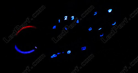 LED Climatización manual azul Opel Astra G