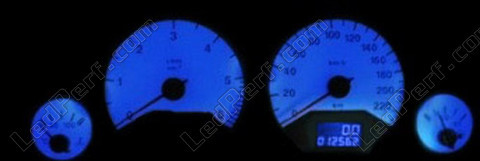 LED Panel de instrumentos azul Opel Astra G fondo de Panel de instrumentos blanco
