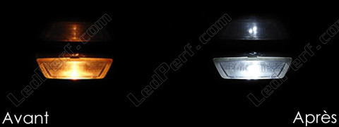 LED placa de matrícula Opel Astra G