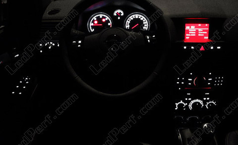 LED cuadro de instrumentos blanco y rojo Opel Astra H