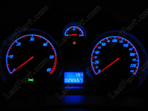 LED Panel de instrumentos azul Opel Astra H