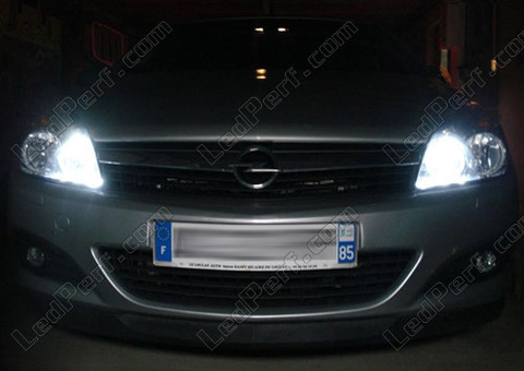 LED luces de posición blanco xenón Opel Astra H