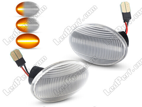 Intermitentes laterales secuenciales de LED para Opel Corsa C - Versión clara