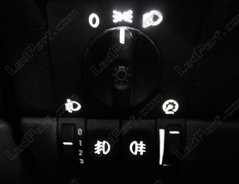 LED Control de los faros blanco Opel Corsa C