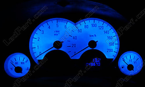 LED Panel de instrumentos azul Opel Corsa C fondo de Panel de instrumentos blanco