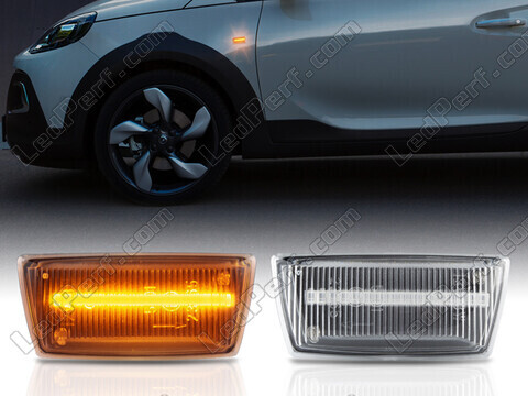 Intermitentes laterales dinámicos de LED para Opel Corsa D