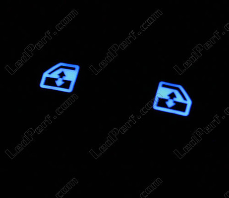 LED elevalunas azul Opel Corsa D