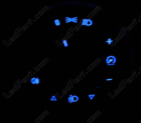 LED mandos azul Opel Corsa D