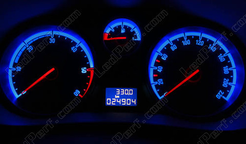 LED Panel de instrumentos azul Opel Corsa D