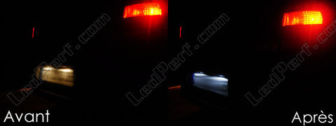 LED placa de matrícula Opel Vectra C
