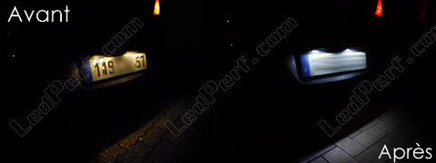 LED placa de matrícula Opel Zafira B