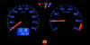 LED Panel de instrumentos azul Peugeot 106