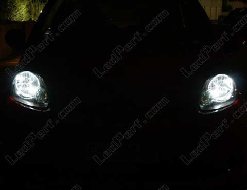 LED luces de posición blanco xenón Peugeot 107
